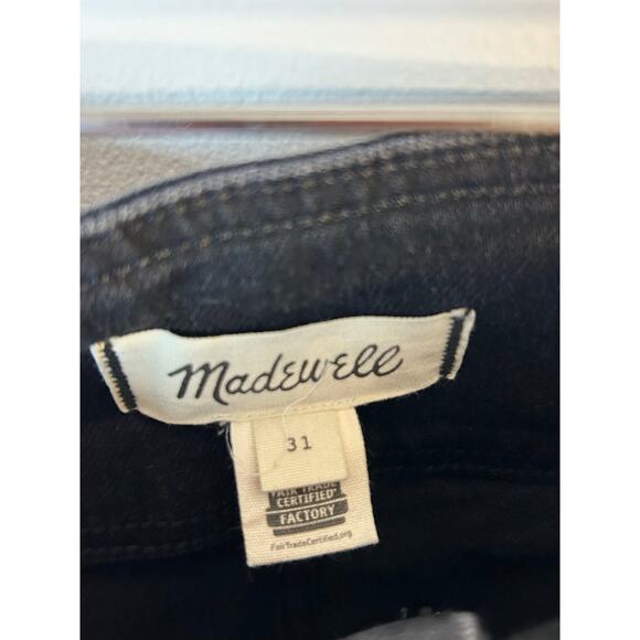 Madewell The Perfect Vintage Jean in True Black Wash: Tuxedo Edition Size 31 - Picture 3 of 5